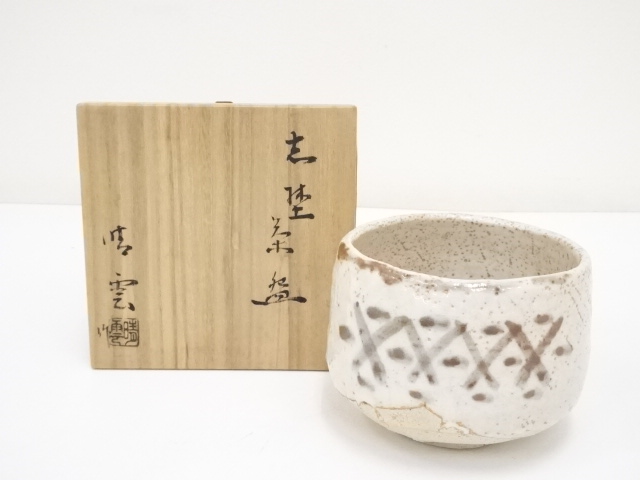 JAPANESE TEA CEREMONY SHINO TEA BOWL / CHAWAN